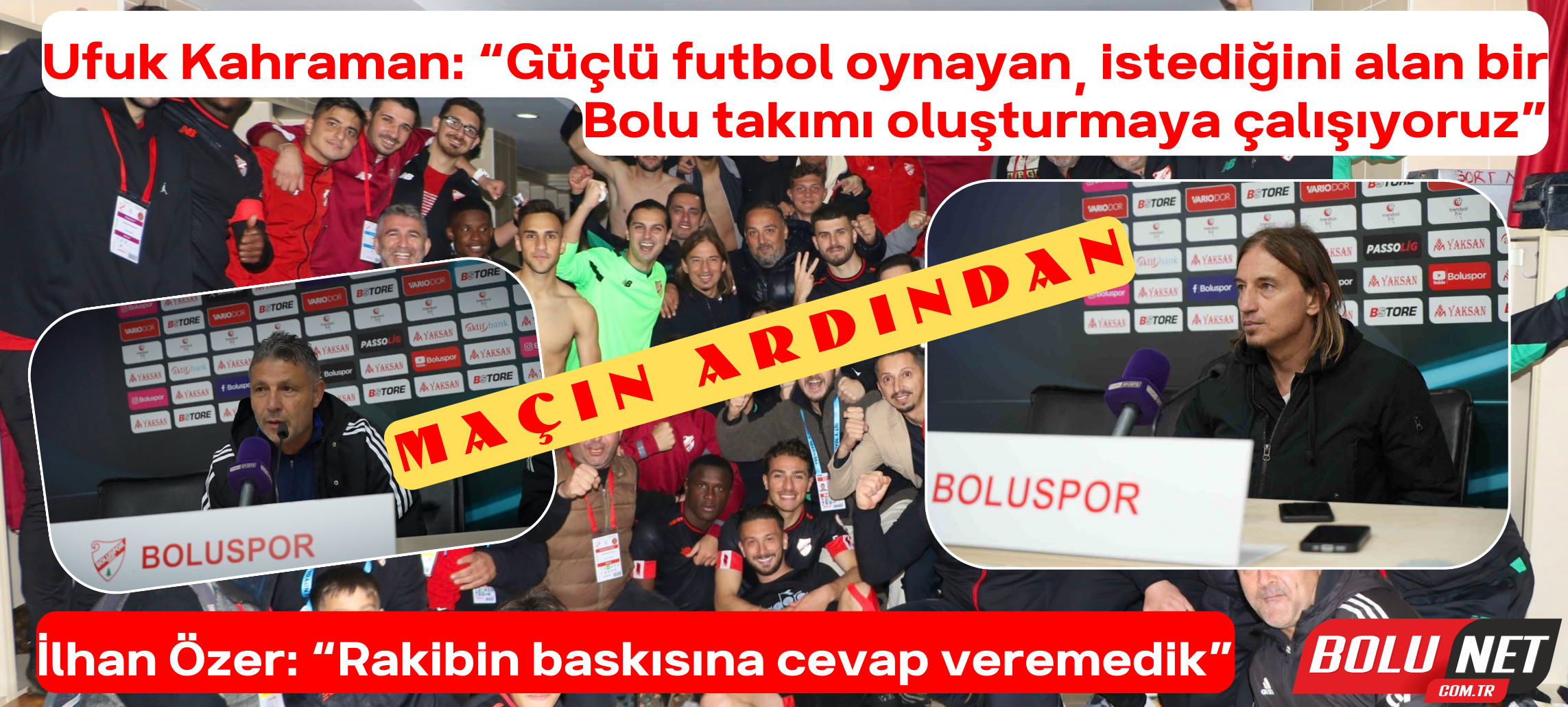 Ufuk Kahraman: “Güçlü futbol oynayan, istediğini alan bir Bolu takımı oluşturmaya çalışıyoruz”...BoluNet