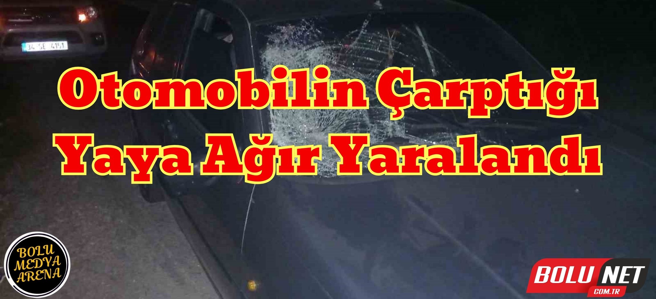 Otomobilin çarptığı yaya ağır yaralandı...BoluNet