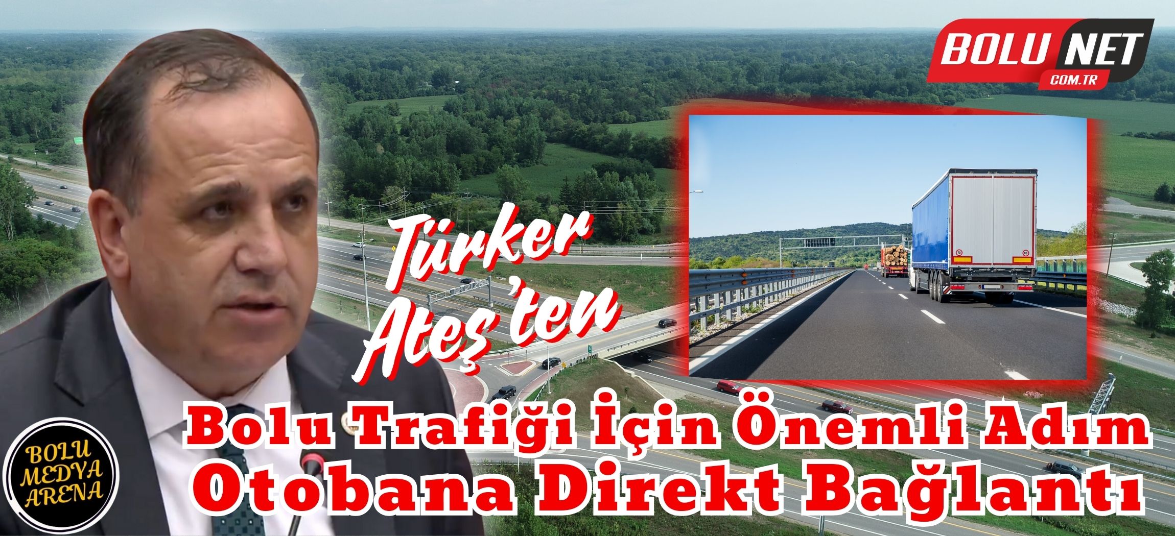 Trafikte Güvenlik ve Rahatlama İçin Yeni Yol Projesi. Sanayiden Otobana Direkt Geçiş Talebi TBMM'de...BoluNet