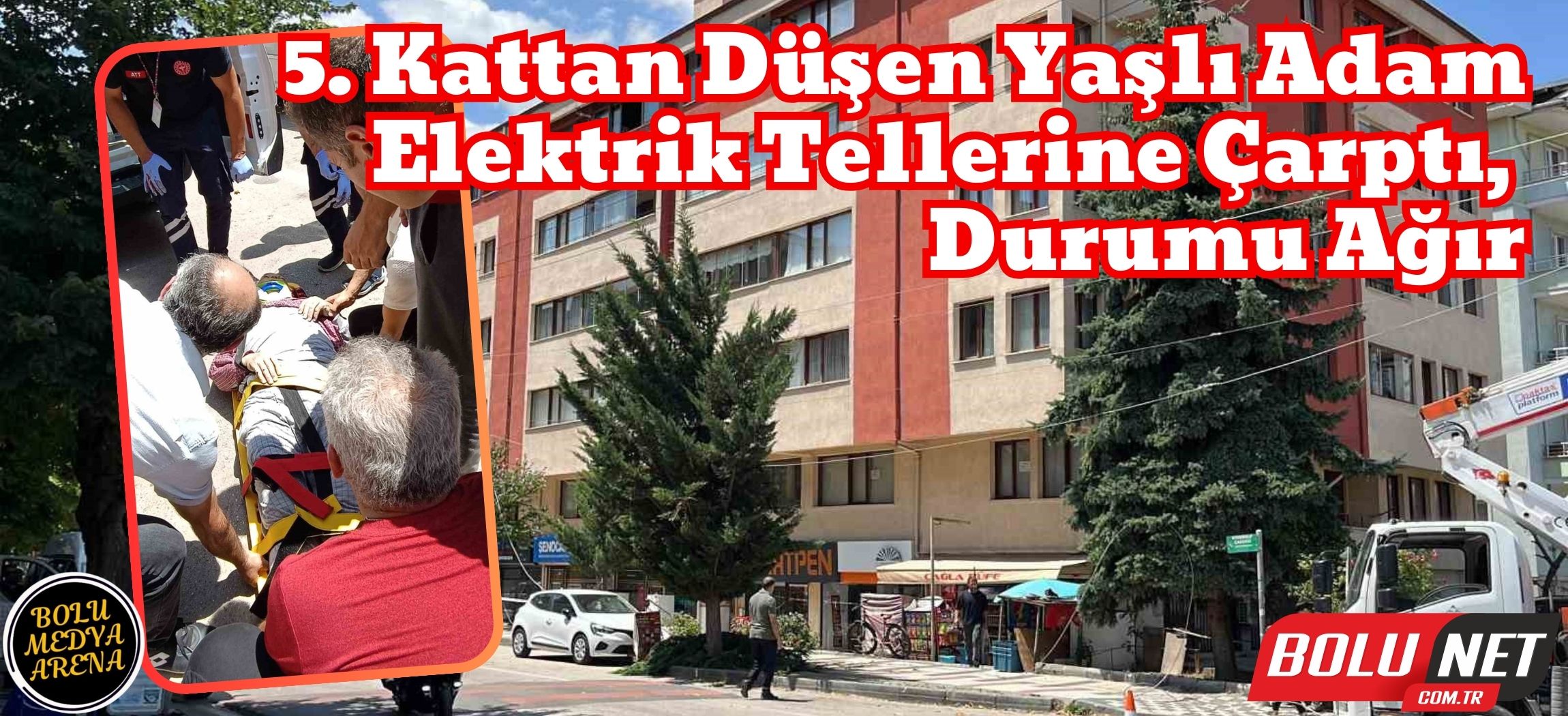 72 yaşındaki adam 5’inci katın balkonundan düştü ...BoluNet