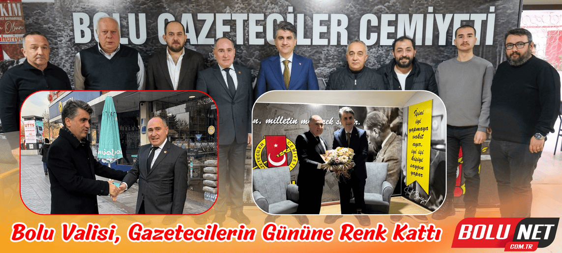 Gazetecilere Destek Sözü Veren Vali Aydın, Neler Söyledi?...BoluNet