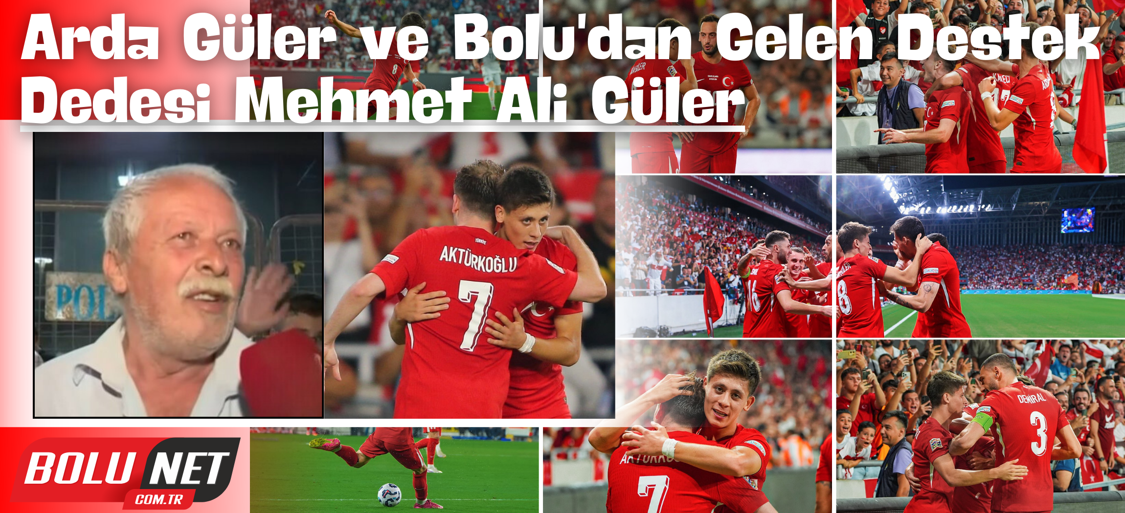 Milli Takımın Parlayan Yıldızı Arda Güler ve Bolulu Dedesi Mehmet Ali Güler...BoluNet