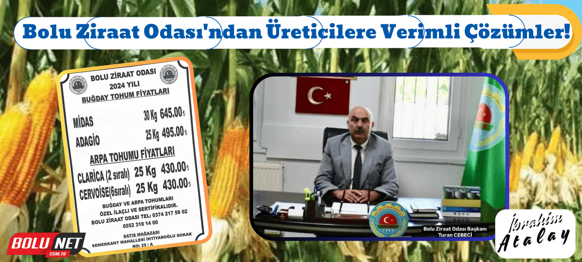 Bolu Ziraat Odası'ndan Çiftçilere Müjdeli Haber Mi Geldi?…BoluNet