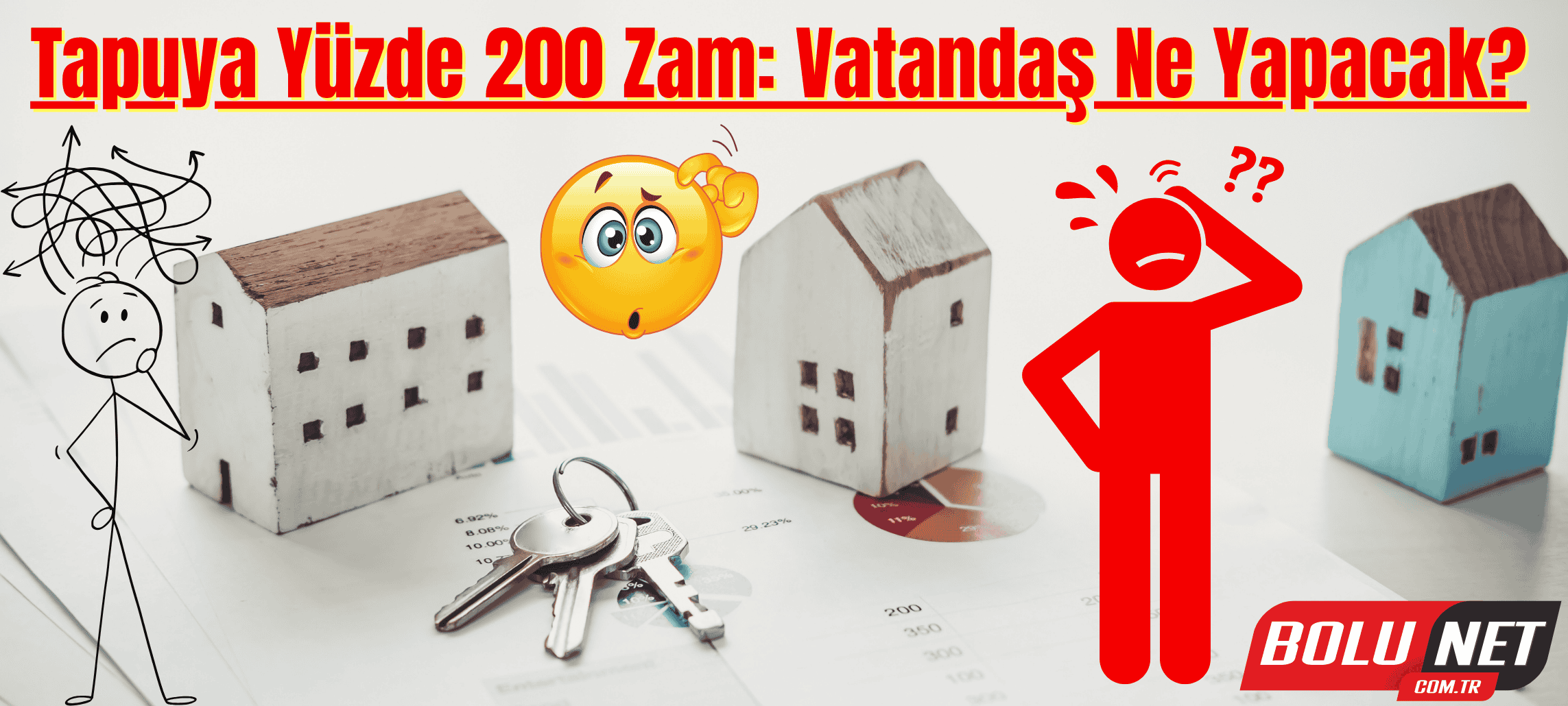 Tapu İşlemlerinde Rekor Zam Şoku… BoluNet  