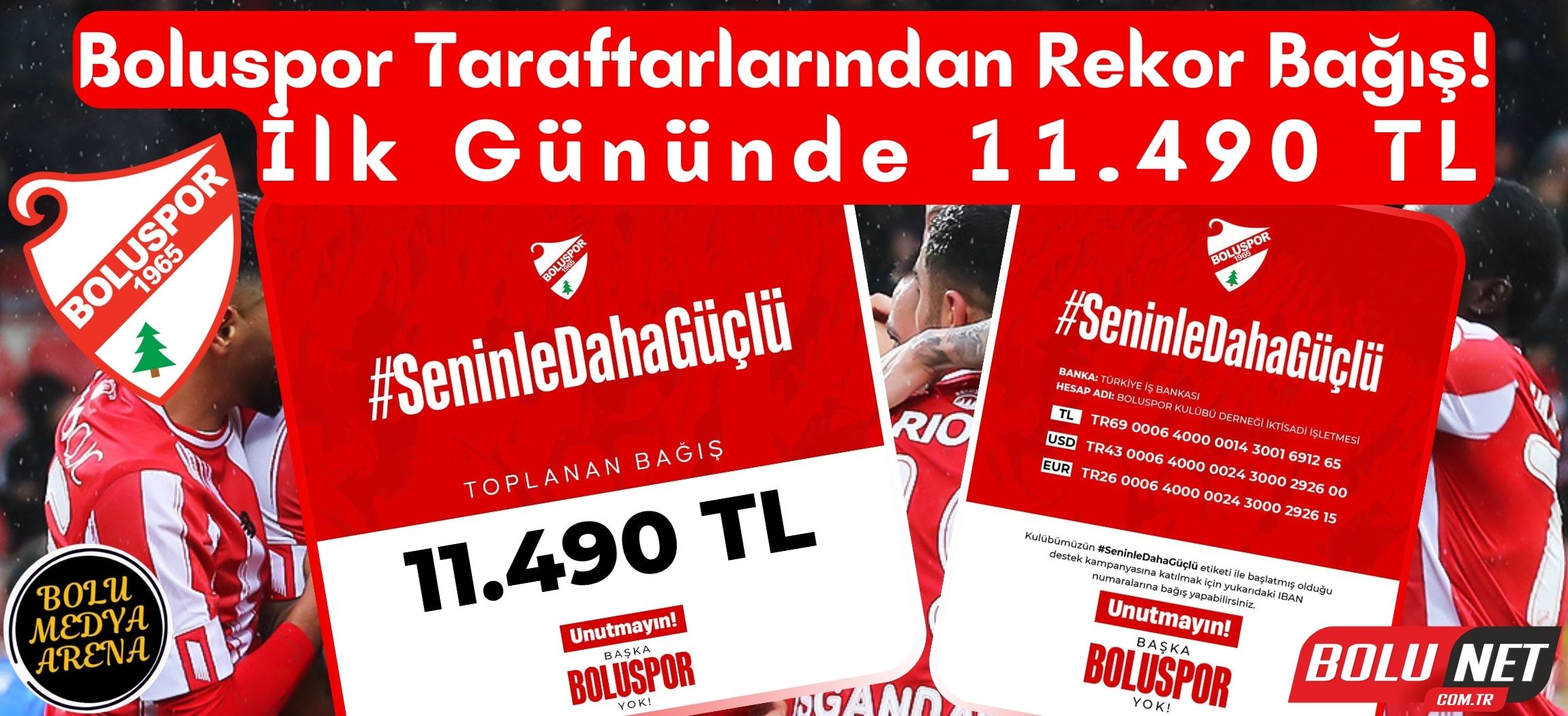 Boluspor'un Geleceği İçin Birlik Olduk: #SeninleDahaGüçlü... BoluNet