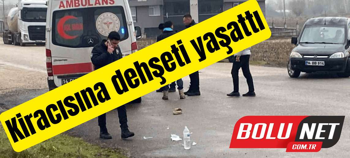 Kiracısına dehşeti yaşattı ...BoluNet