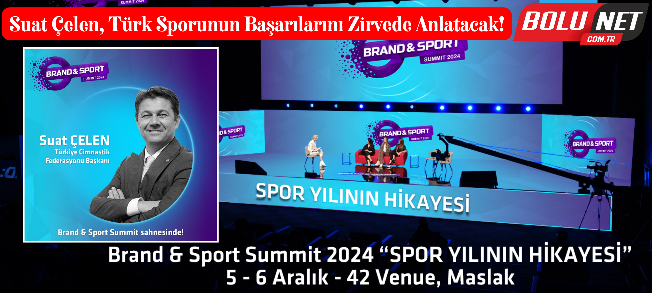 Marka & Spor Zirvesi 2024'te Türk Cimnastiği Konuşulacak! ...BoluNet