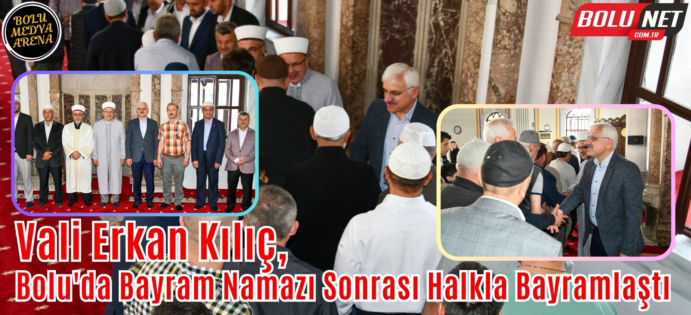 Bolu Yıldırım Bayezid Camii'nde Kurban Bayramı Coşkusu...BoluNet