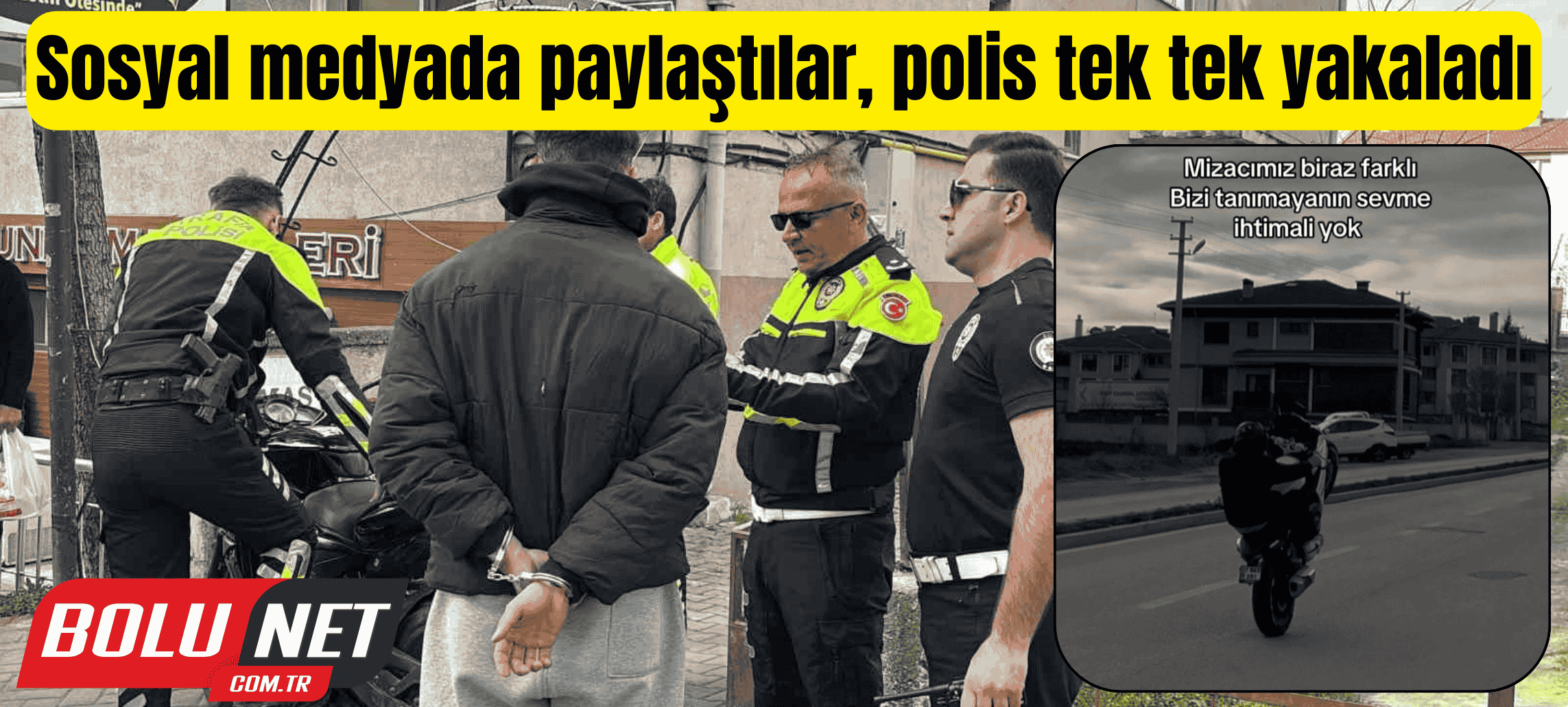 Sosyal medyada paylaştılar, polis tek tek yakaladı: 2 gözaltı ...BoluNet