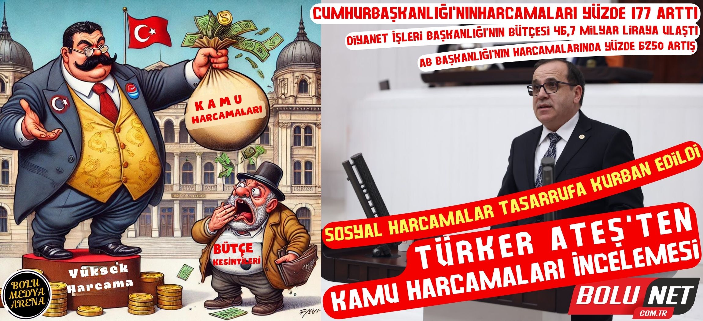 Kamu Kurumlarının Enflasyon Üstü Harcamaları Açıklandı...BoluNet