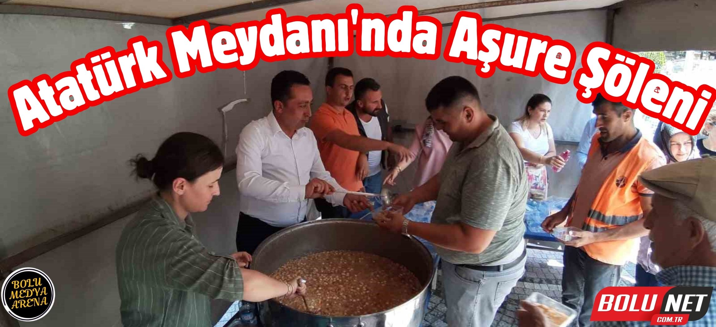 Yüzlerce kişiye aşure dağıtıldı ...BoluNet