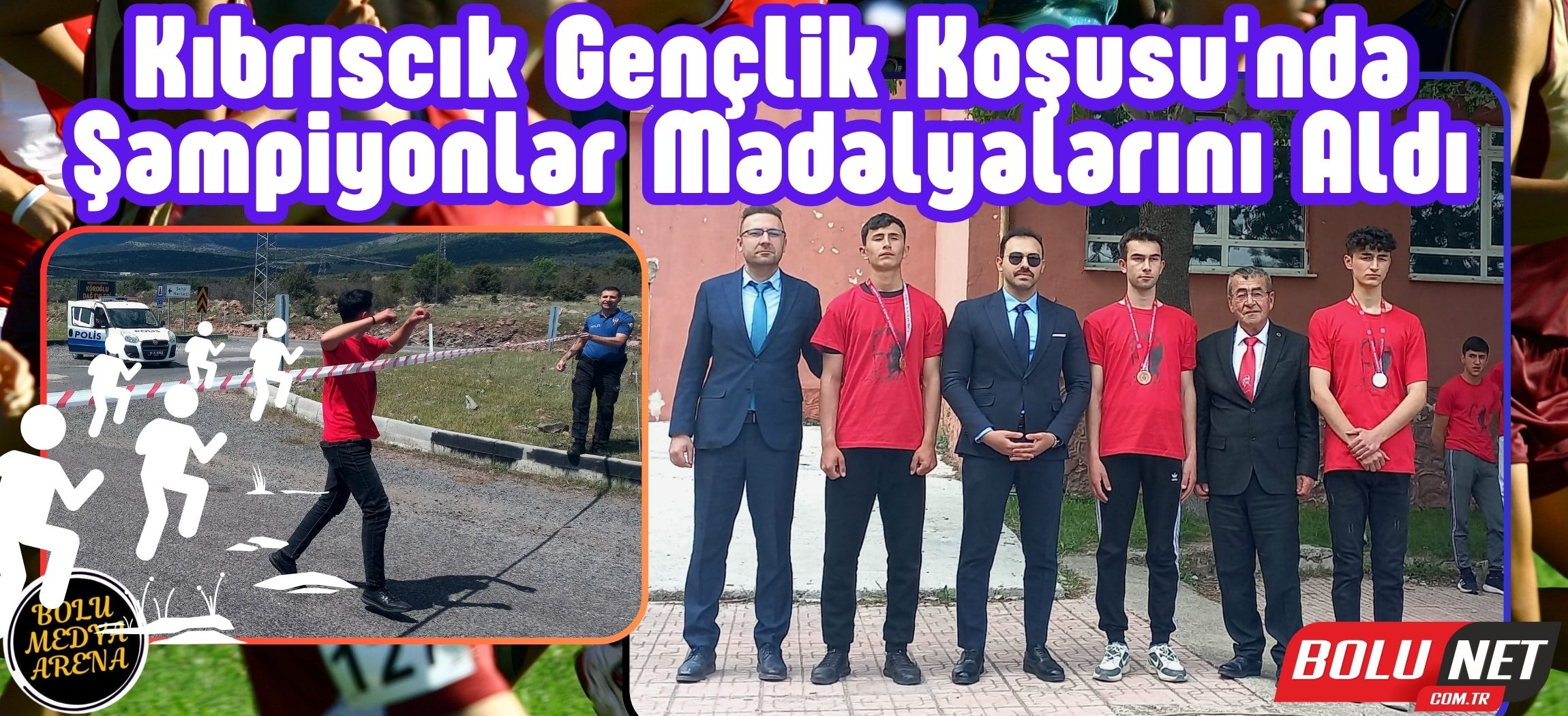 Kıbrıscık Gençlik Koşusu'nda Şampiyonlar Madalyalarını Aldı... BoluNet