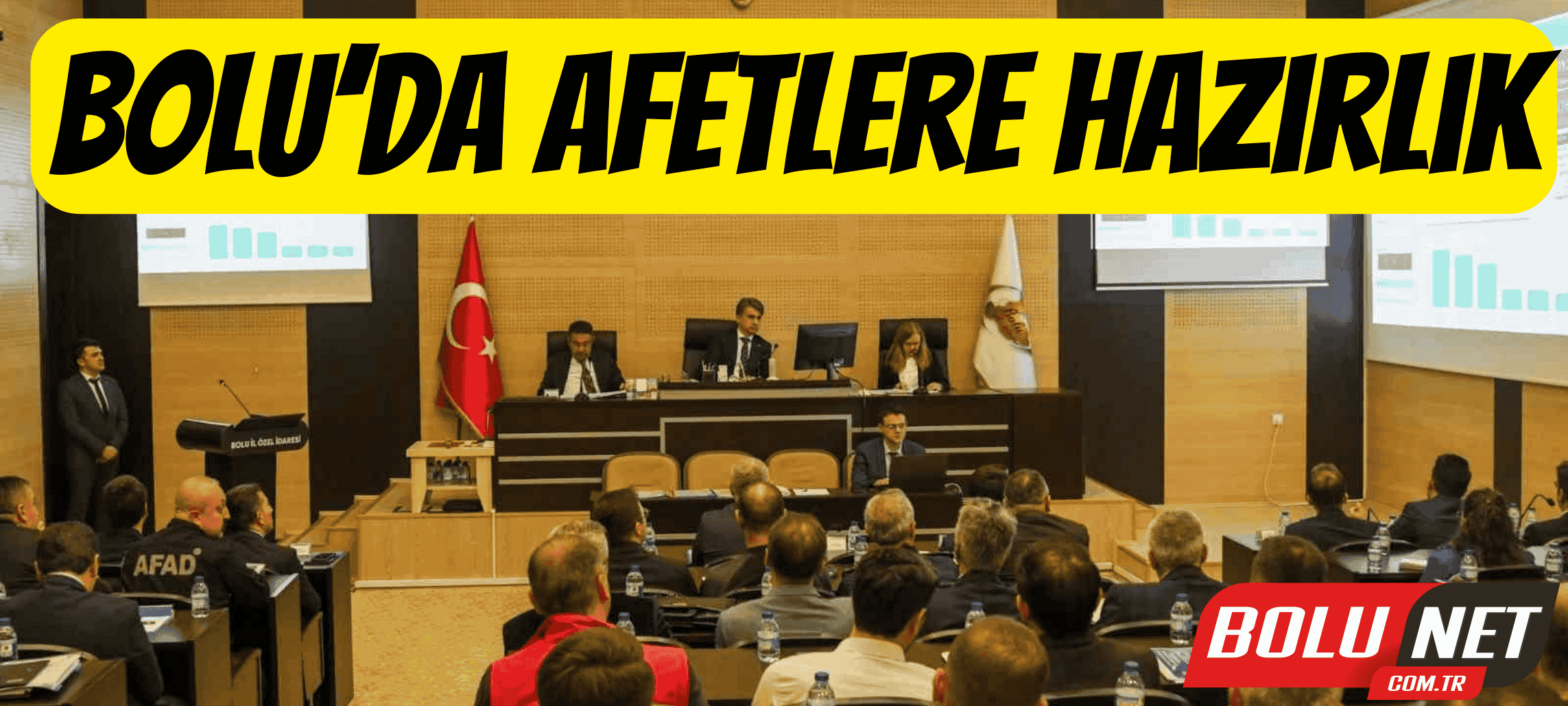 Bolu’da afetlere hazırlık ...BoluNet