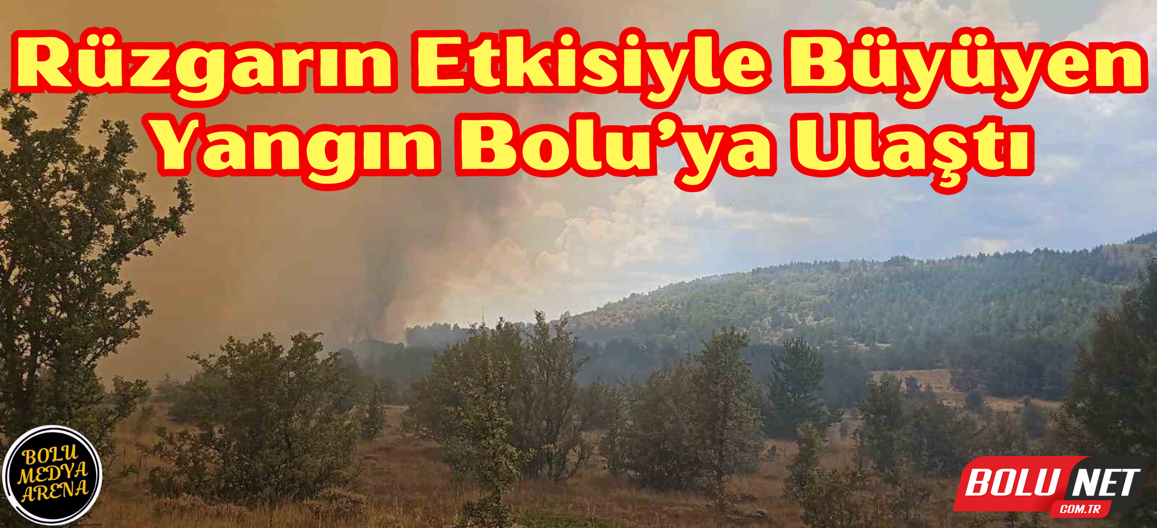 Ankara’da başlayan yangın Bolu’ya sıçradı ...BoluNet