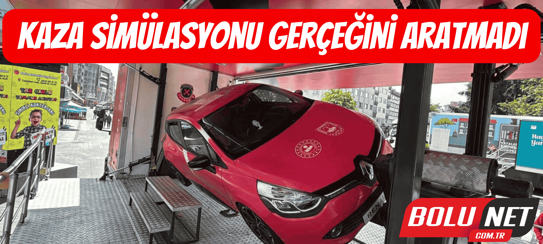 Kaza simülasyonu gerçeğini aratmadı...BoluNet