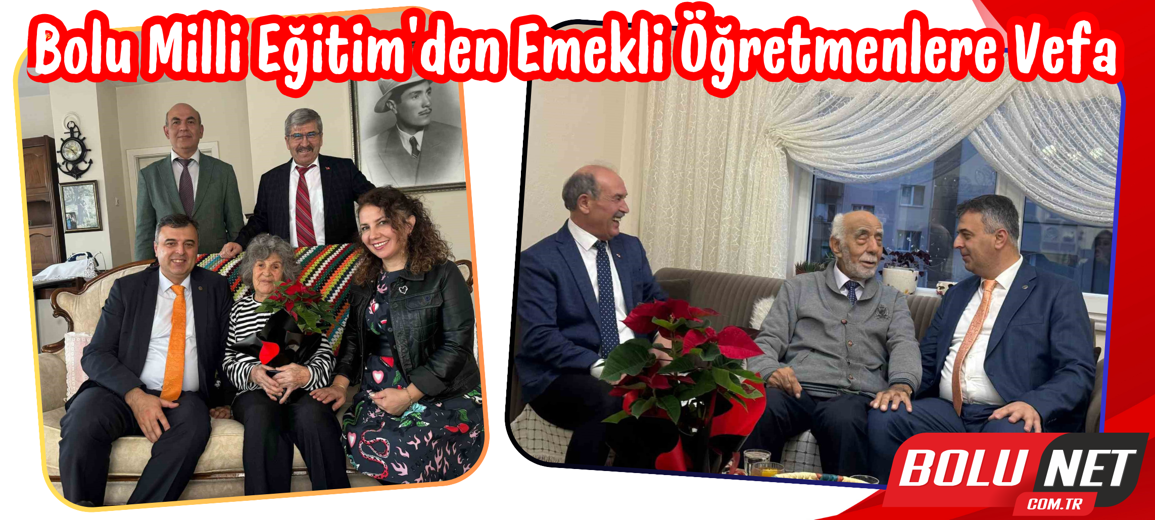 Bolu Milli Eğitim’den emekli öğretmenlere vefa ...BoluNet