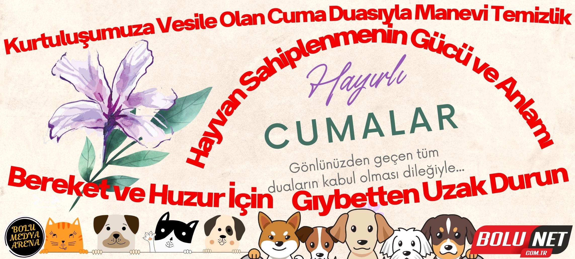 Hayırlı Cumalar Mesajı ile Huzur Dolu Bir Hafta... BoluNet