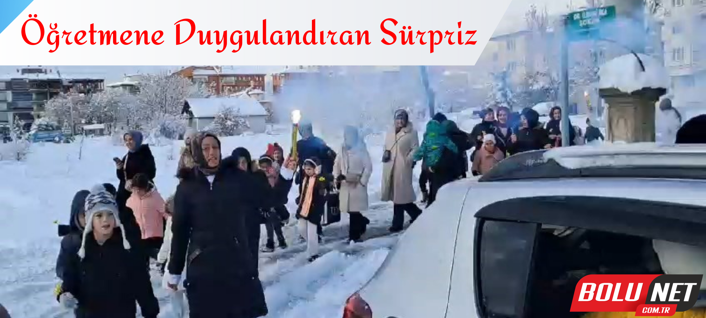 Öğretmene duygulandıran sürpriz ...BoluNet