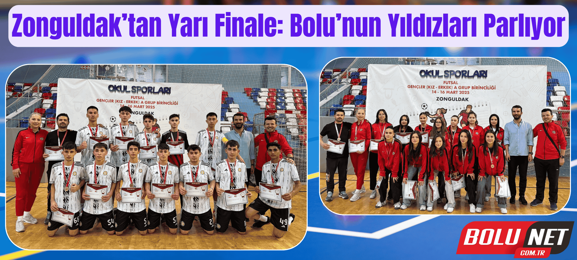 Turgut Özal’dan Futsal Zaferi: Yarı Finaller Kapıda …BoluNet  