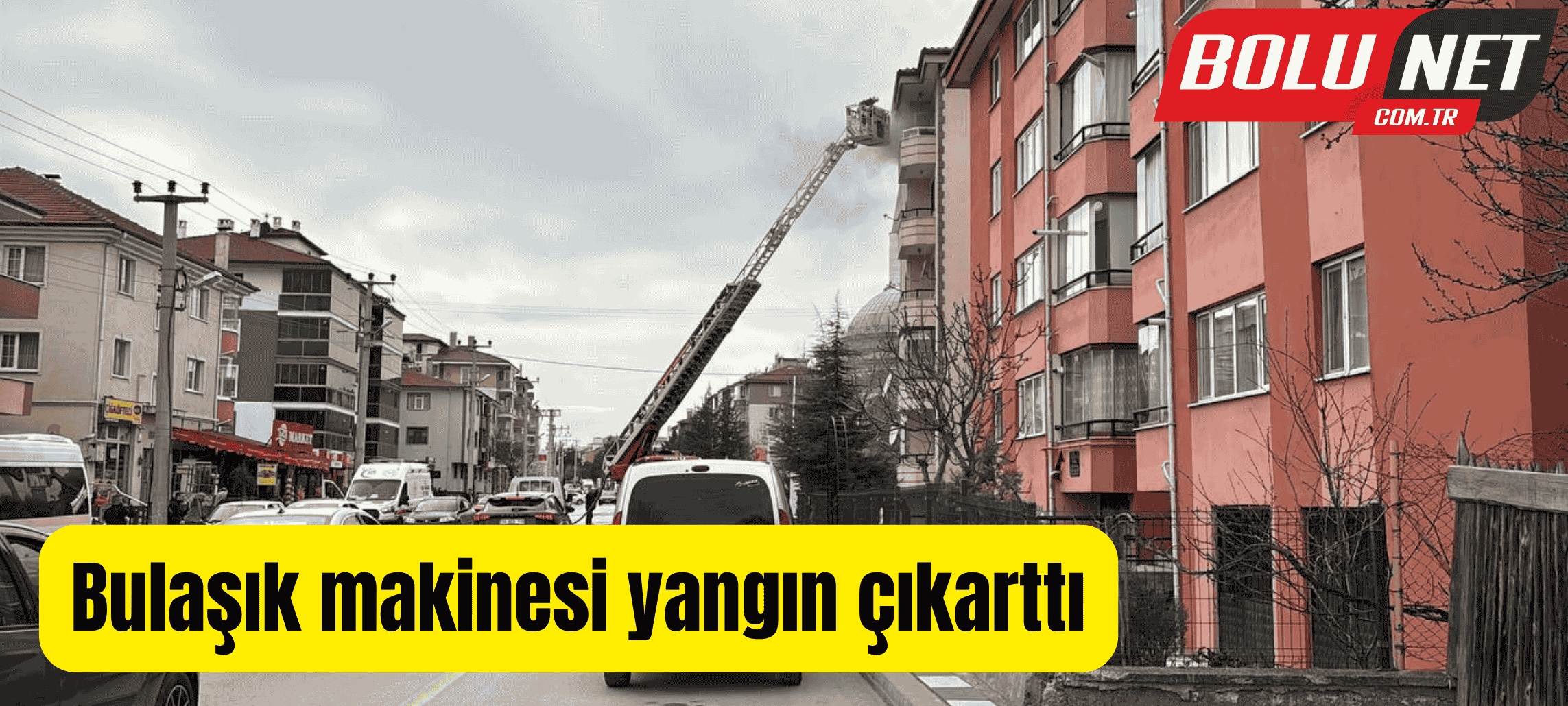 Bulaşık makinesi yangın çıkarttı ...BoluNet