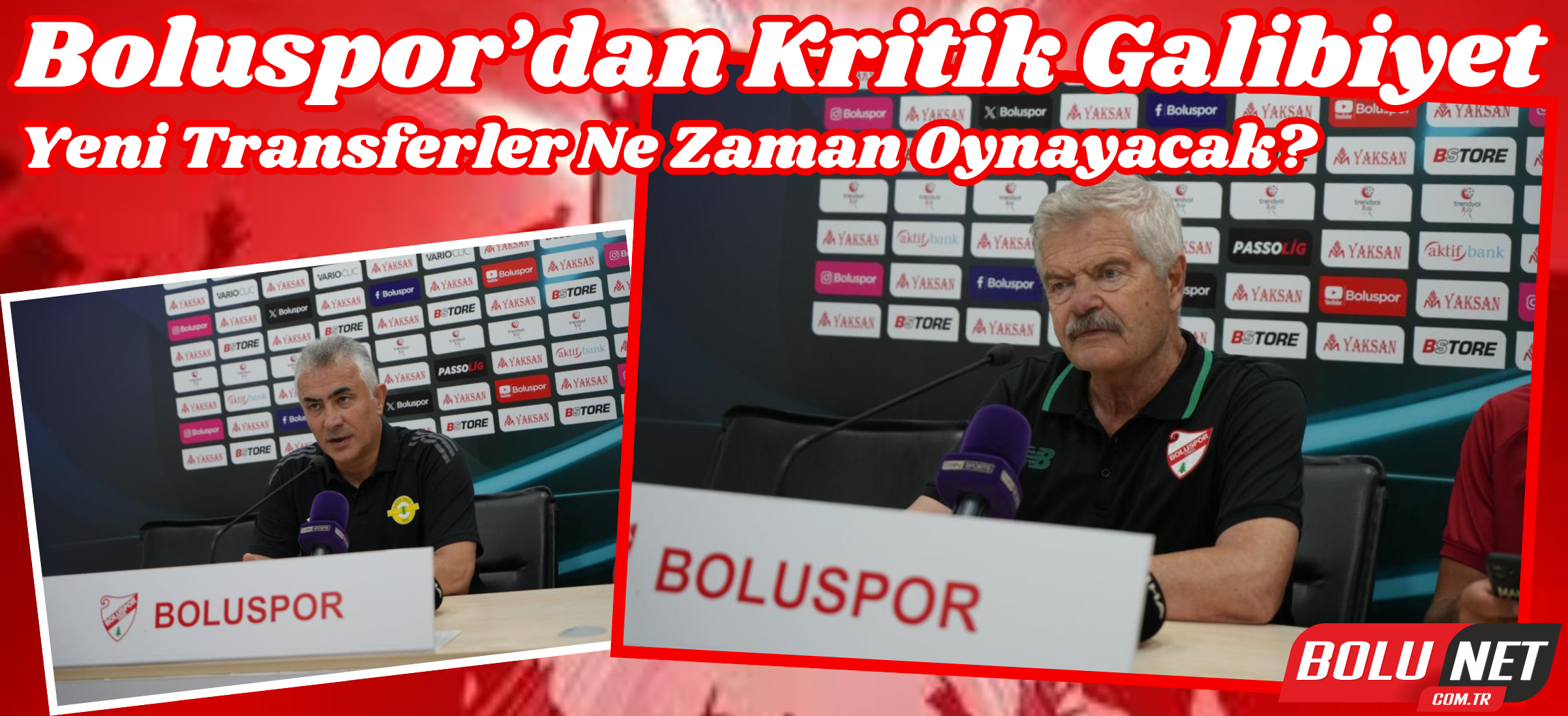 Boluspor-Esenler Erokspor maçının ardından...BoluNet