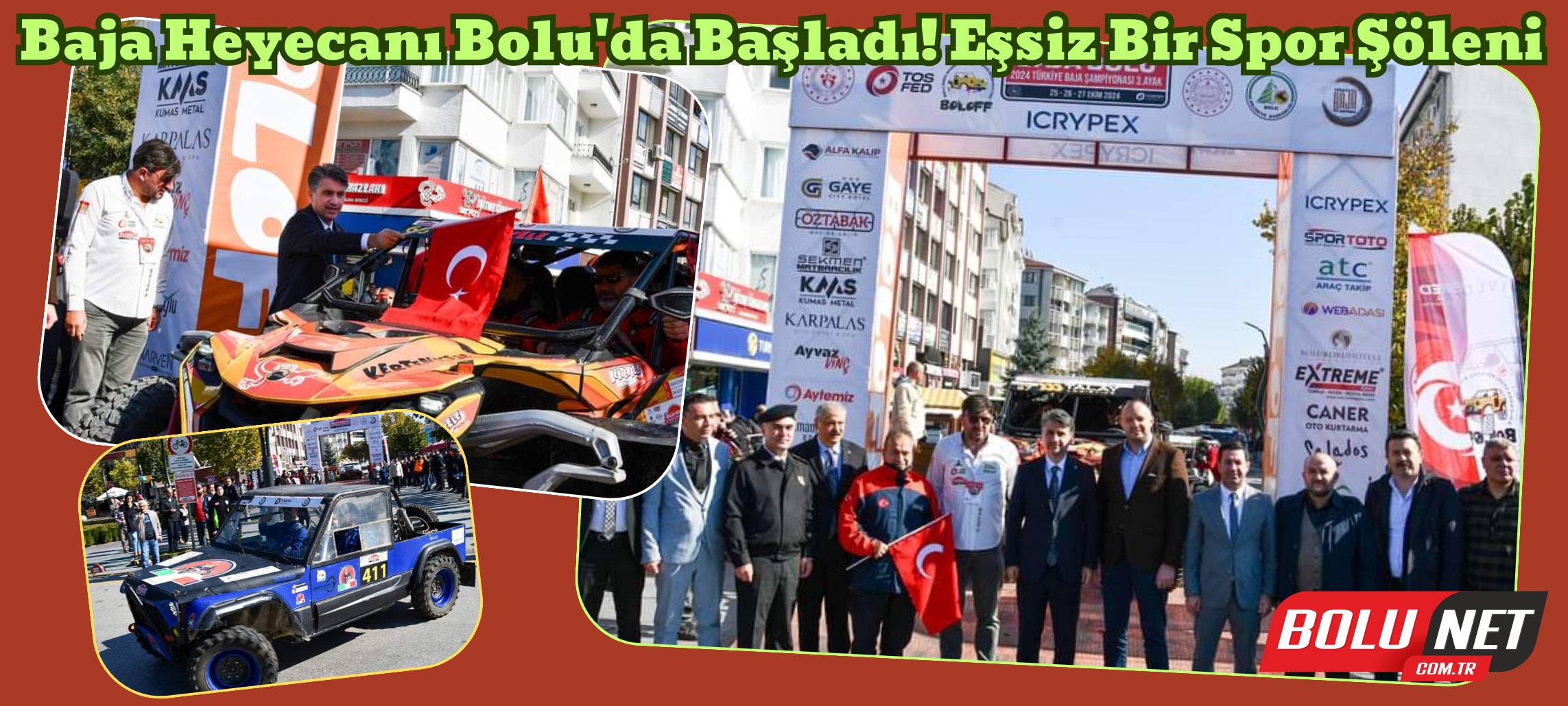 Bolu'nun Doğasında Baja Coşkusu! Cumhuriyet Coşkusu İle Yarış Heyecanı… BoluNet