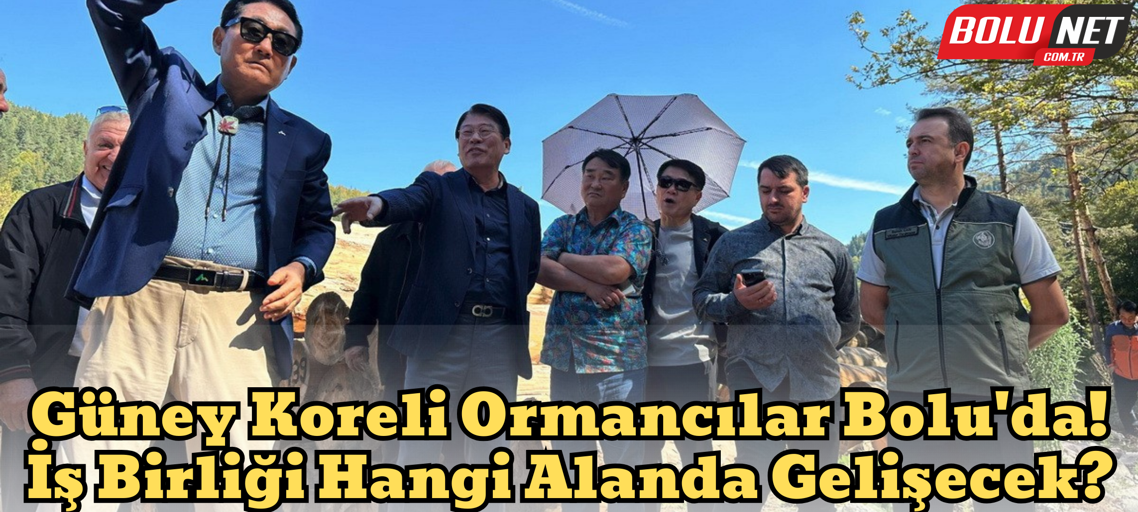 Güney Koreli ormancılar, Bolu’daki ormancılık çalışmalarını inceledi ...BoluNet