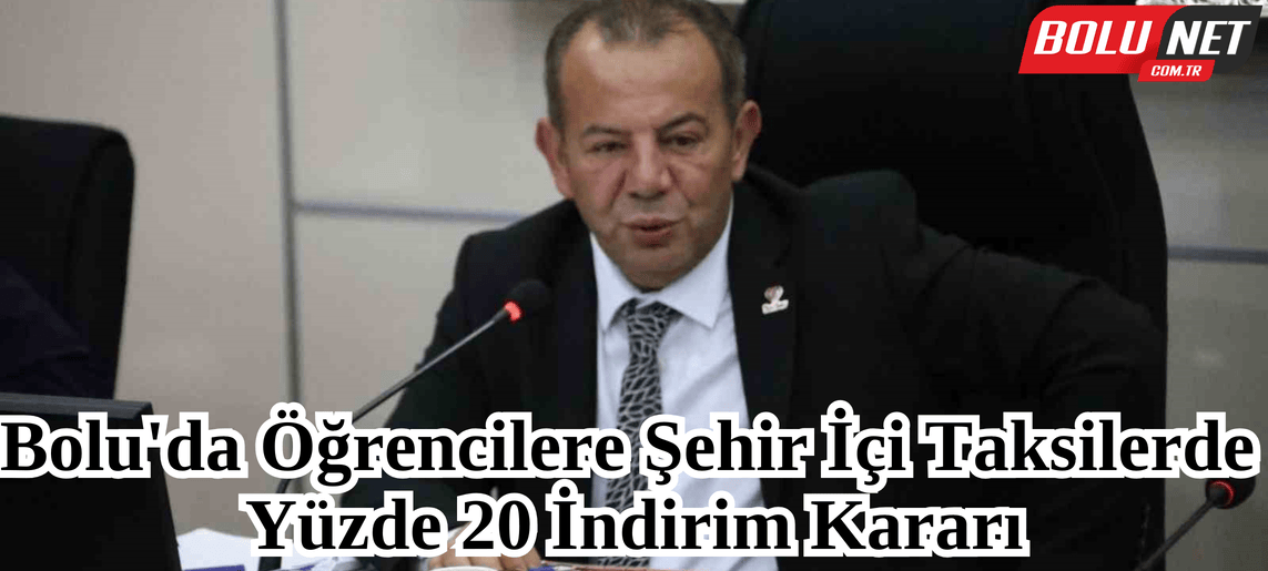 Bolu’da ticari taksilerde öğrencilere yüzde 20 indirim ...BoluNet