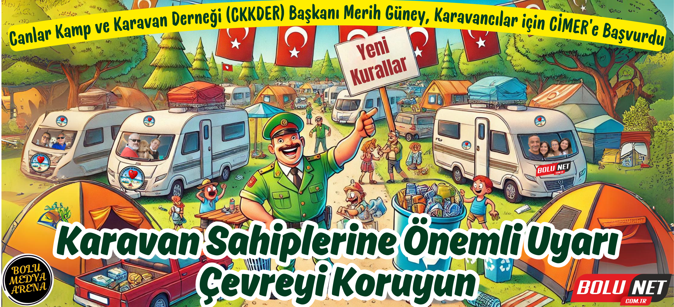 Kamp ve Karavan Alanlarında Yeni Yönetmelikler Yolda... BoluNet