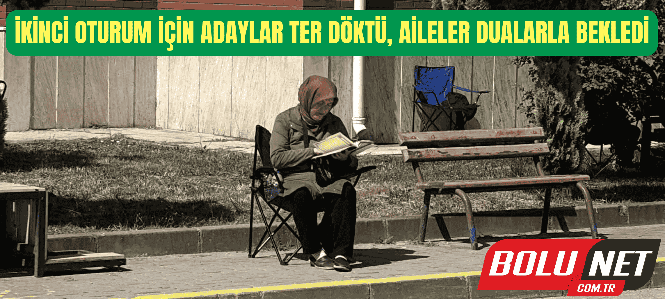 İkinci oturum için adaylar ter döktü, aileler dualarla bekledi ...BoluNet