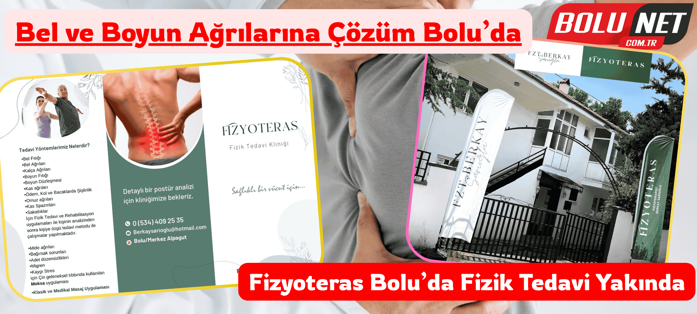 Berkay Sarıoğlu Kliniği Bolu’da Yakında…BoluNet