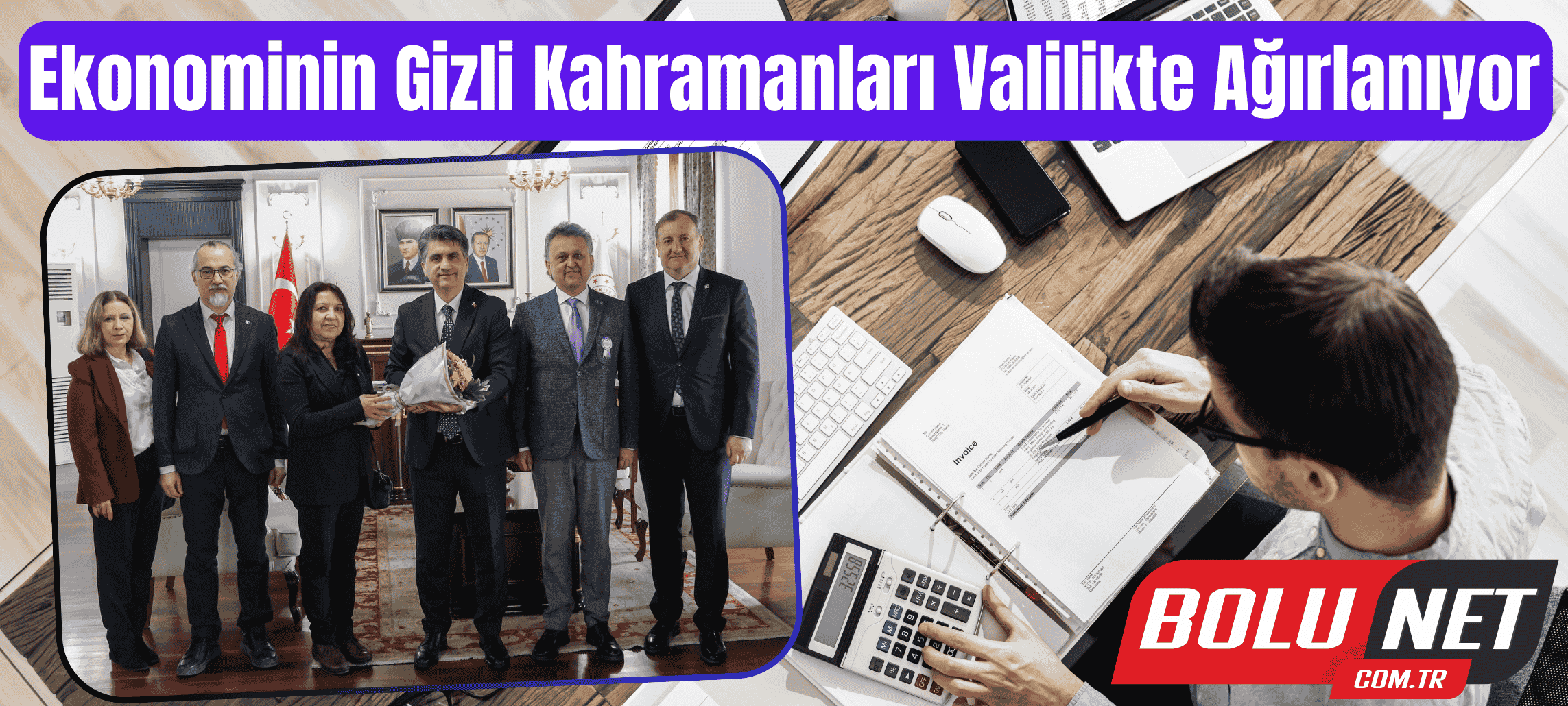 İlkay Bağatır Ve Ekibi Valilikte!... BoluNet  