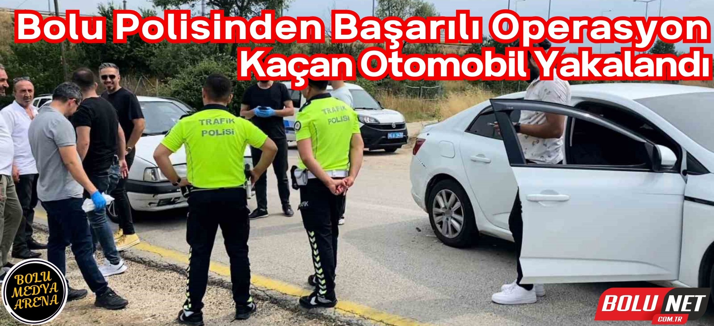 Polis, uygulamadan kaçan aracın peşine düştü: Kaçarken uyuşturucu madde attılar...BoluNet