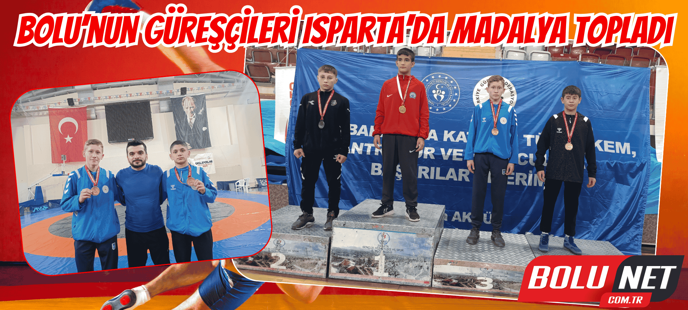 Genç Güreşçilerimiz Mindere Damga Vurdu… BoluNet  