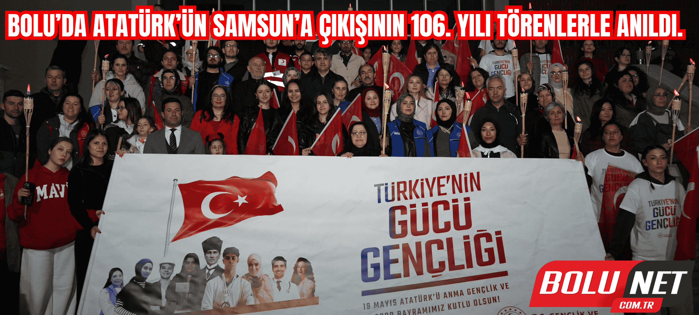 Atatürk’ün Samsun Adımı Bolu’da Kutlandı…BoluNet