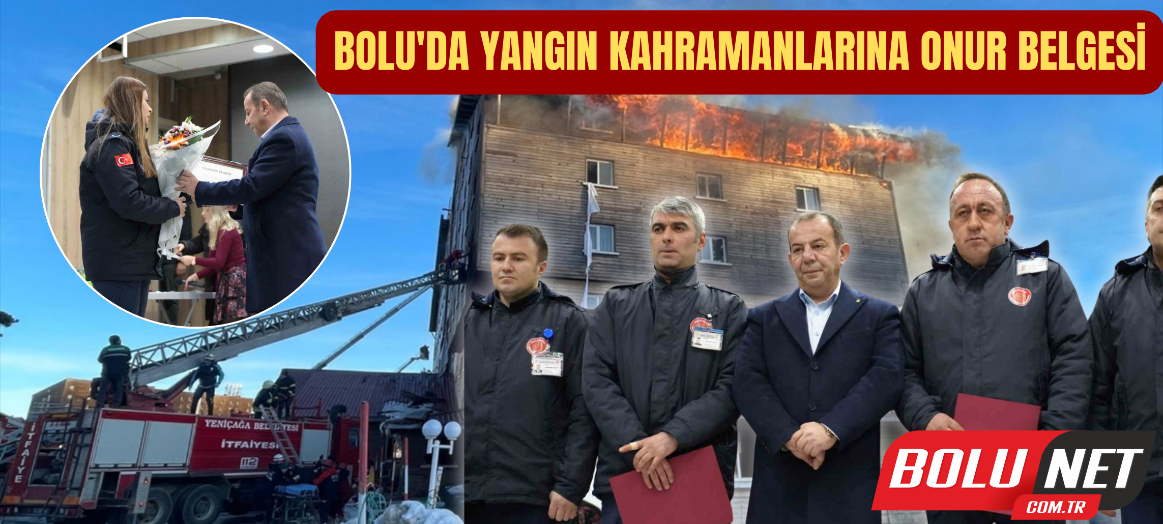 İTFAİYE EKİBİNE MORAL OLACAK 1 MAAŞ İKRAMİYE… BoluNet