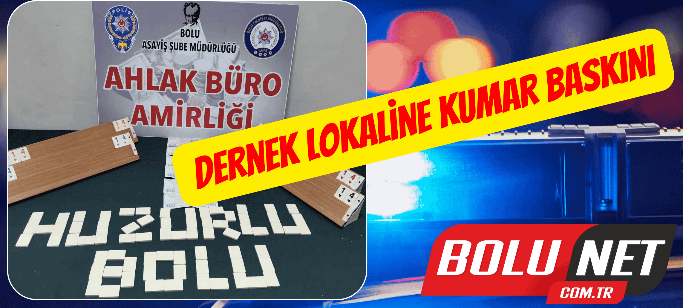 Dernek lokaline kumar baskını ...BoluNet