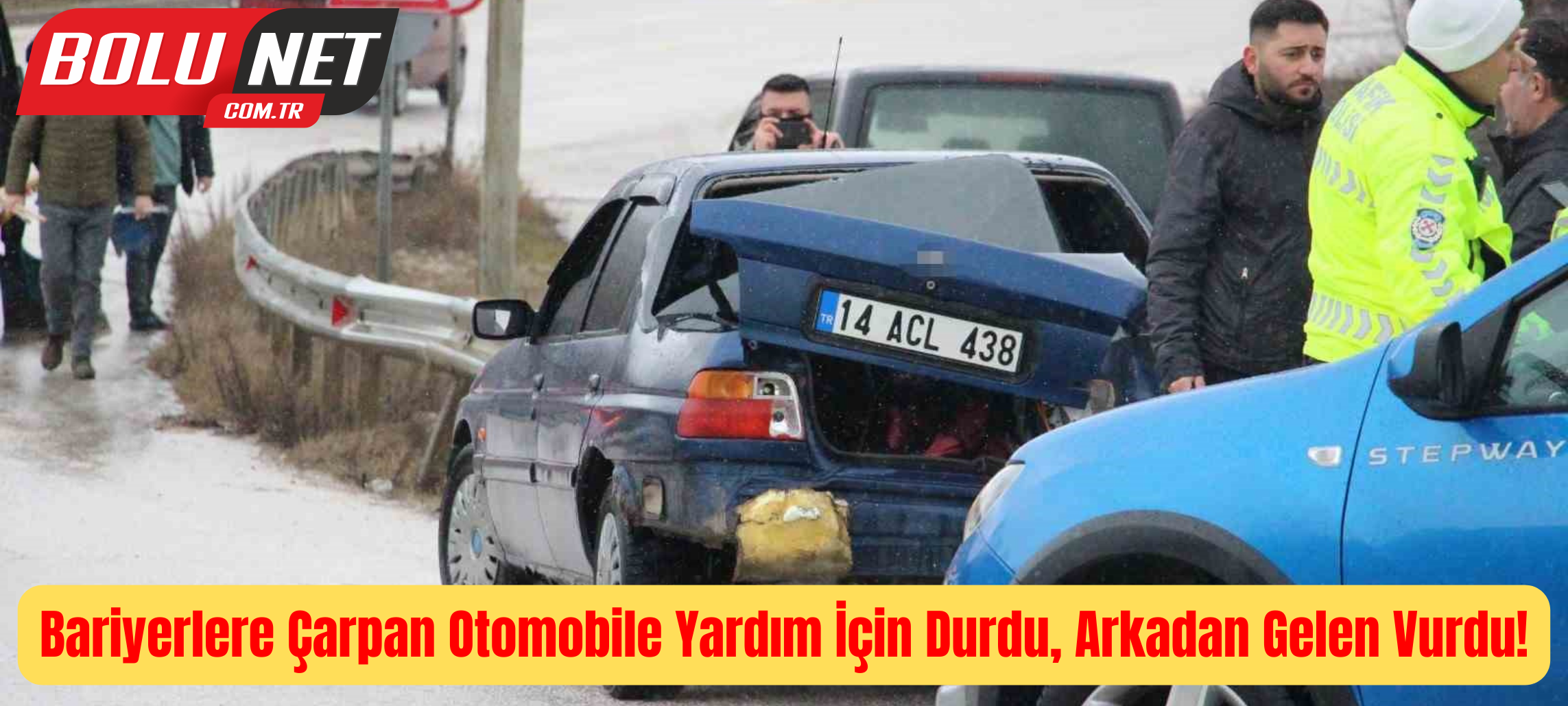 Bolu'da Zincirleme Kaza: Yardım Etmek İsterken Daha Beter Oldu!...BoluNet