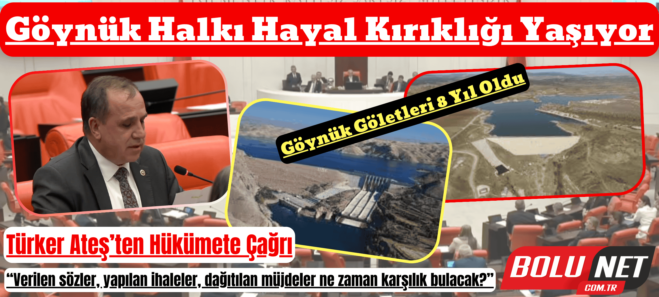Bolu, Göynük'te Sözler Tutulmadı…BoluNet