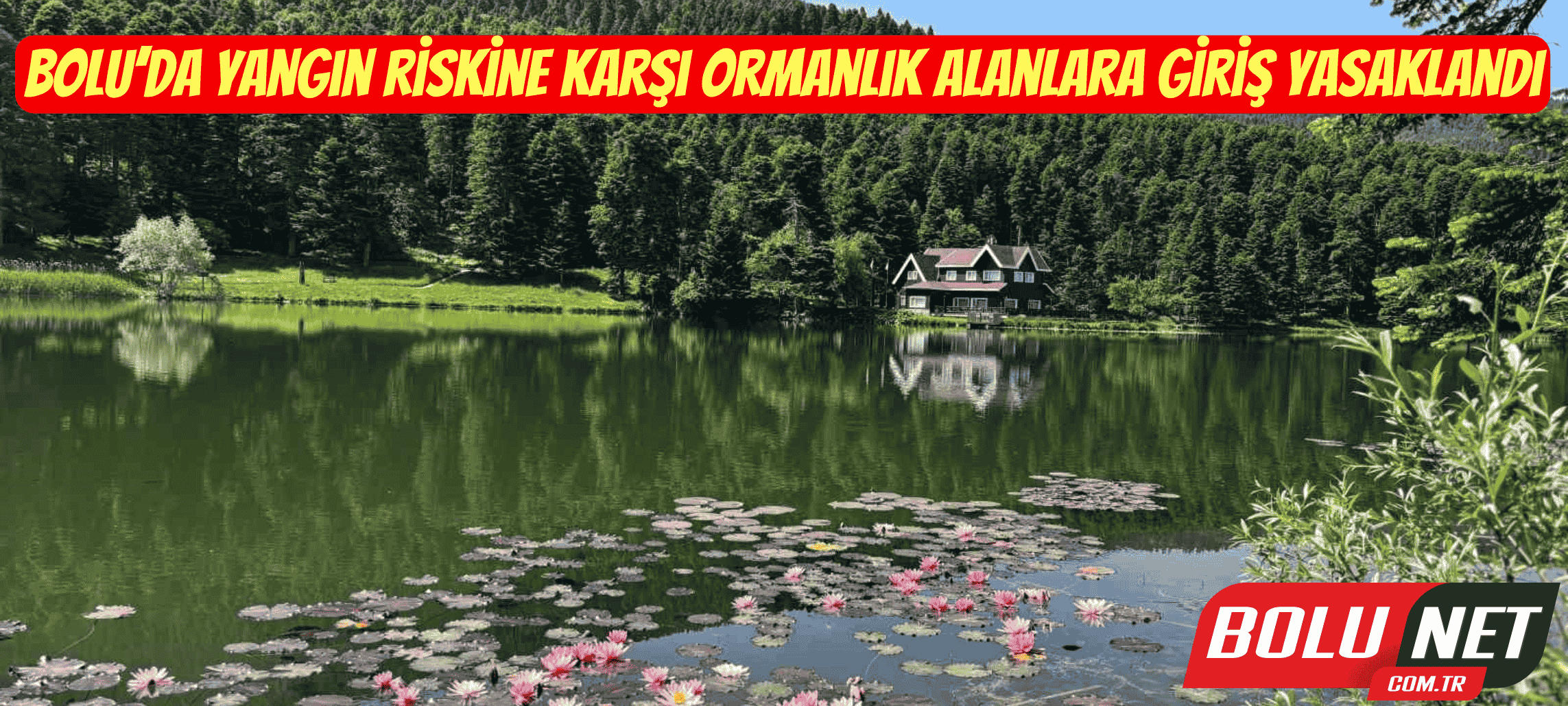 Bolu’da yangın riskine karşı ormanlık alanlara giriş yasaklandı ...BoluNet