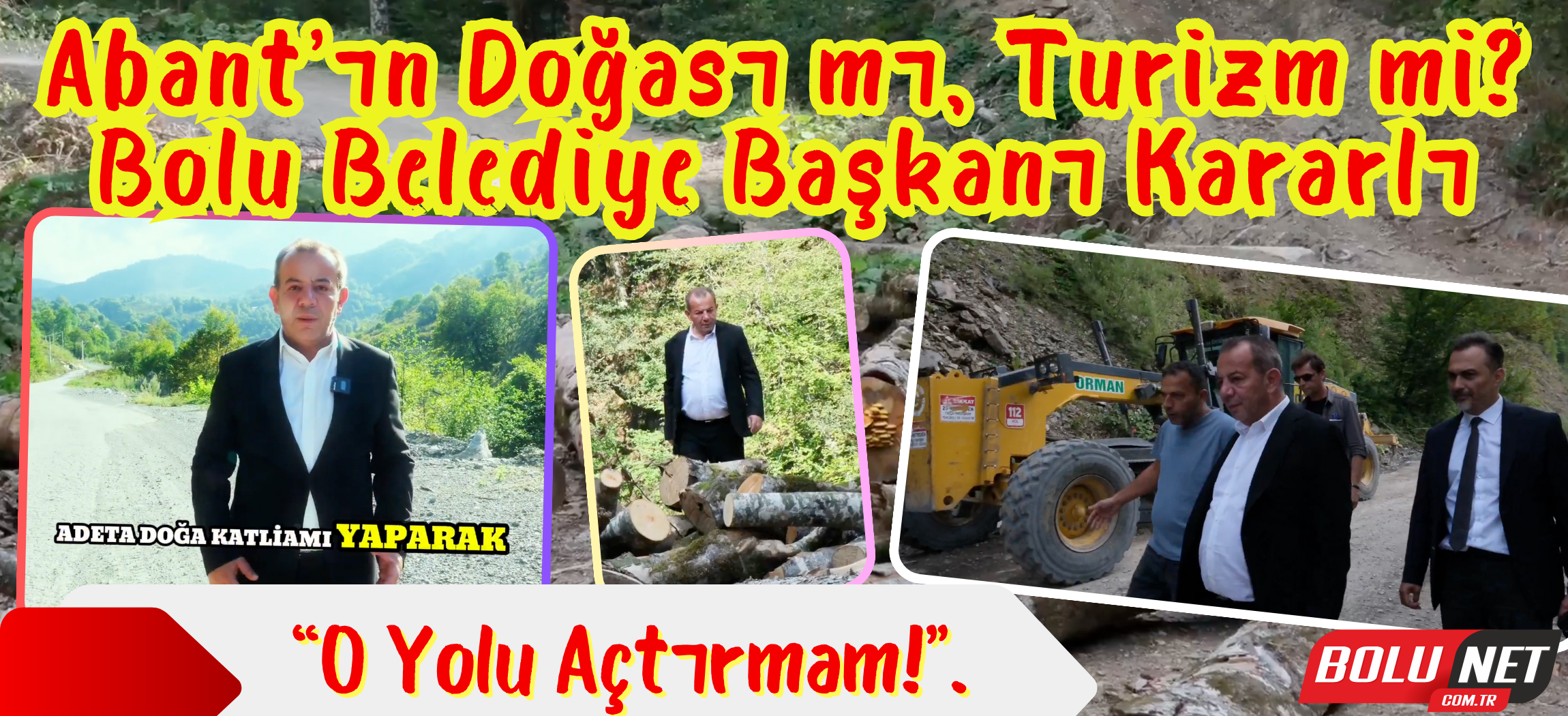 Bolu ve Düzce Arasında Yol Tartışması Alevlendi...BoluNet