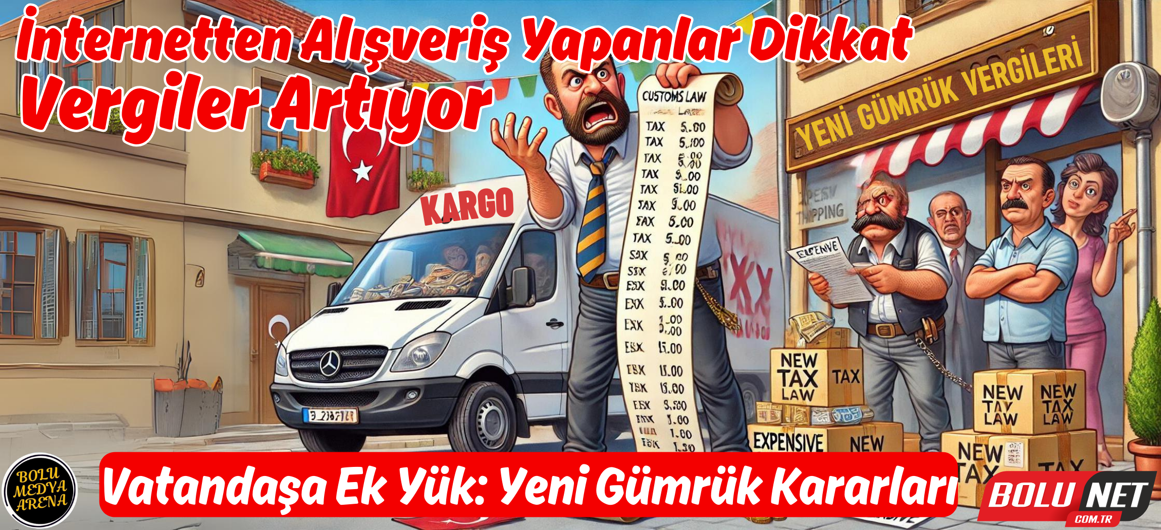 AB Dışı Ülkelerden Gelen Kargolara Yüksek Vergi...BoluNet