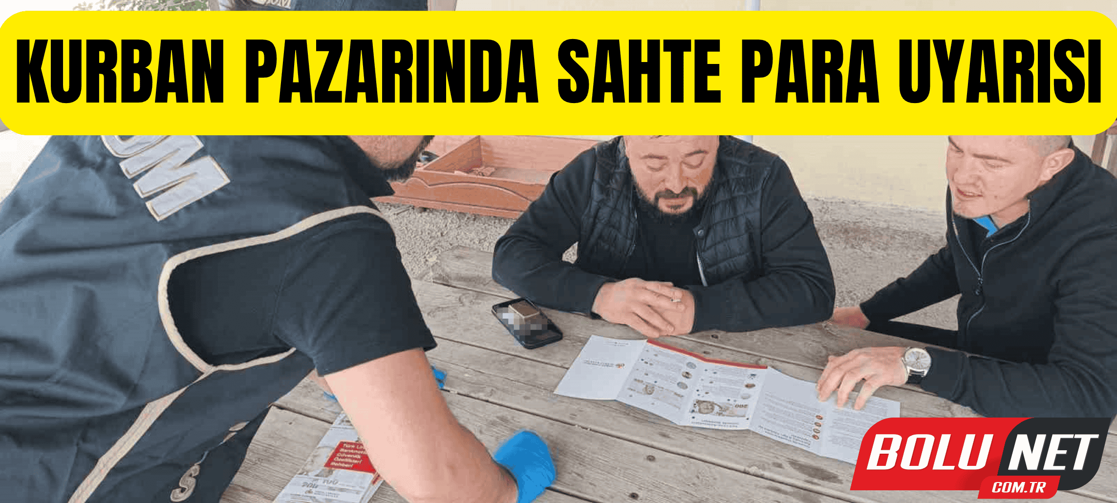 Kurban pazarında sahte para uyarısı ...BoluNet