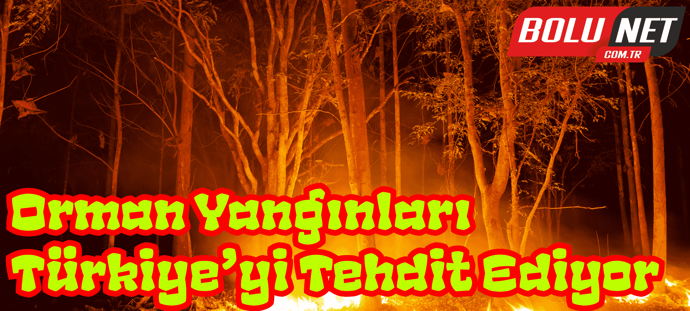 Orman Yangınları İçin Acil Müdahale…BoluNet  