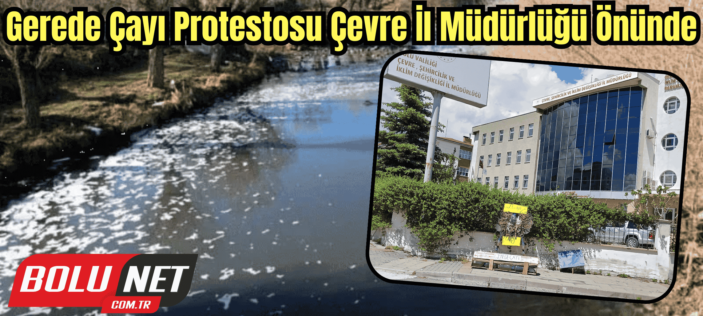 Gerede Çayı İçin Tabutlu Protesto Bolu’da…BoluNet