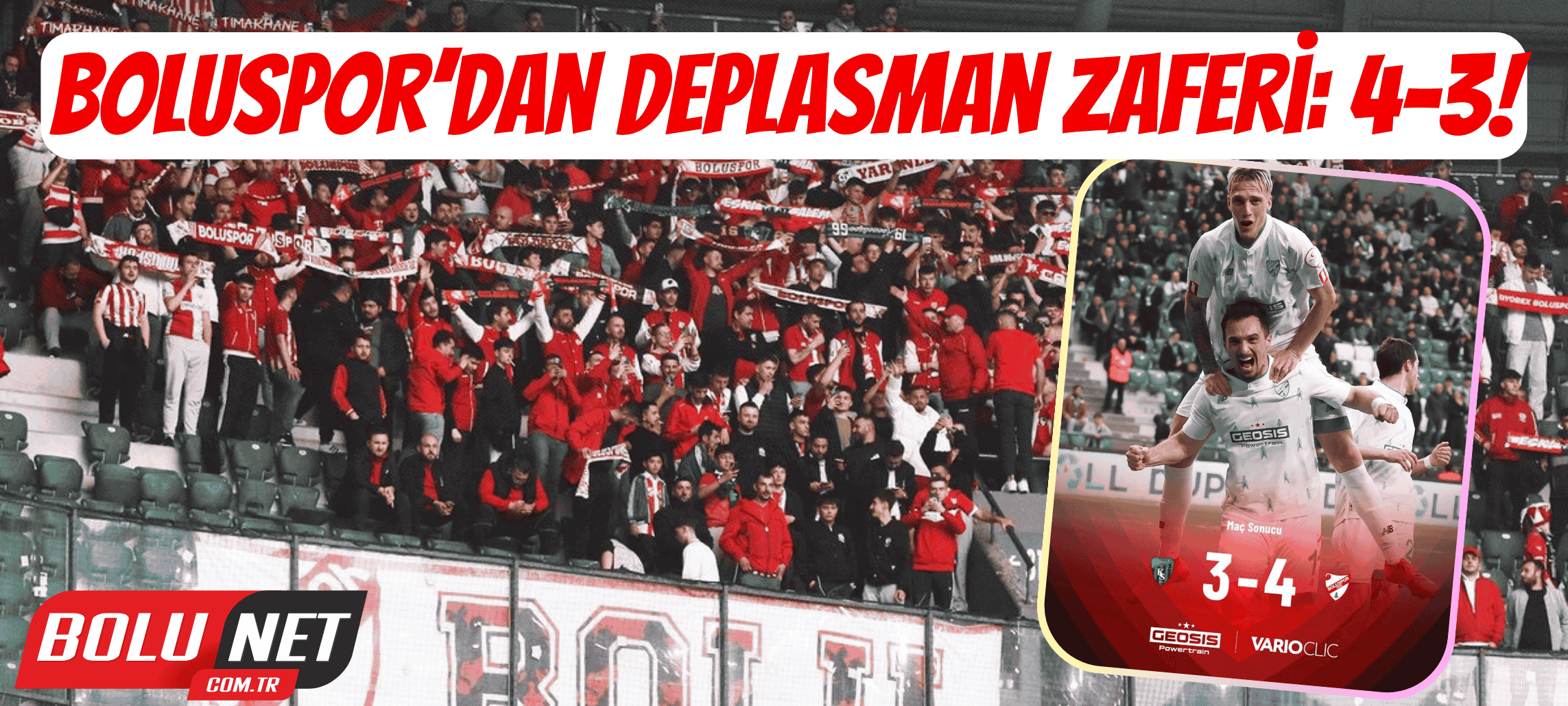 Boluspor’dan 4 Gollü Şov …BoluNet  