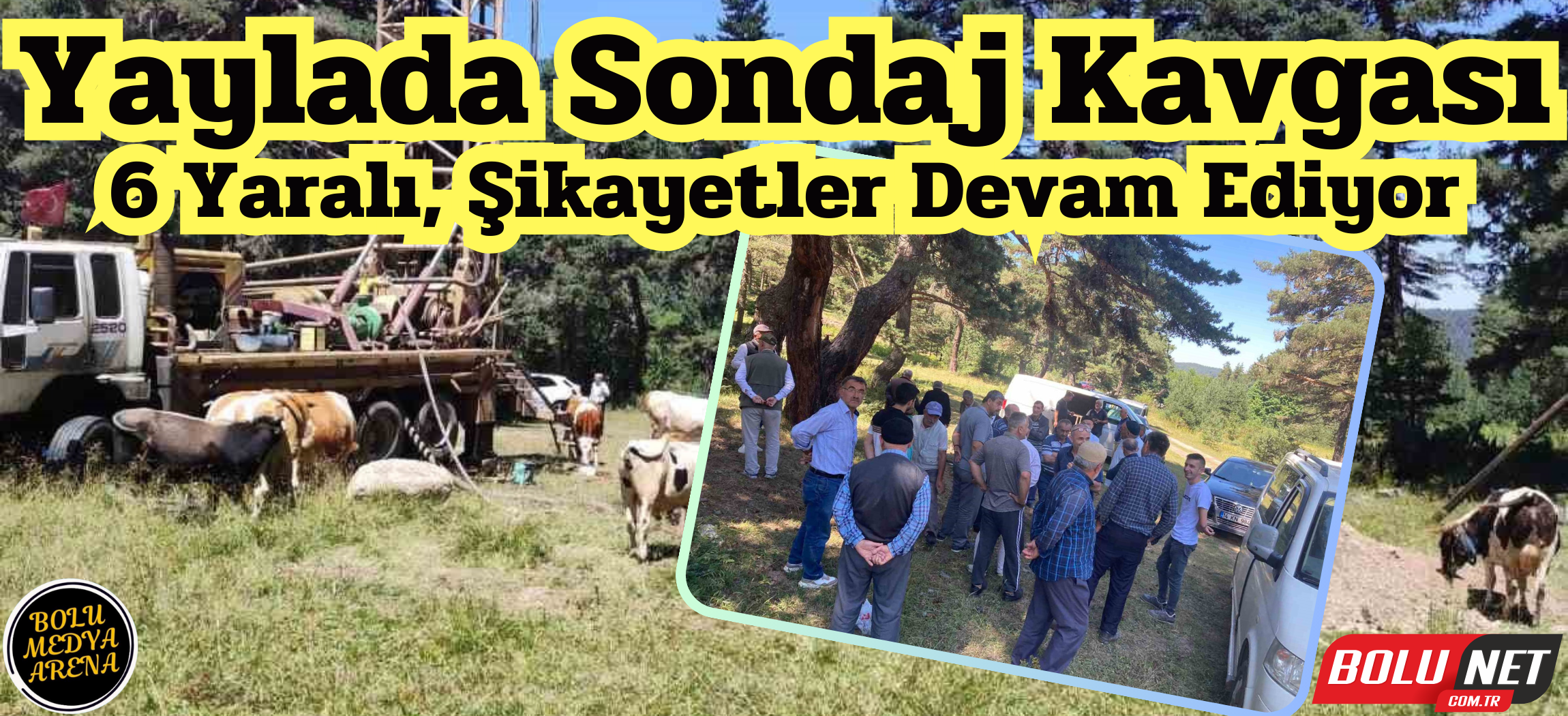 Bolu’da sondaj işçileri ile vatandaşlar birbirine girdi: 6 yaralı ...BoluNet