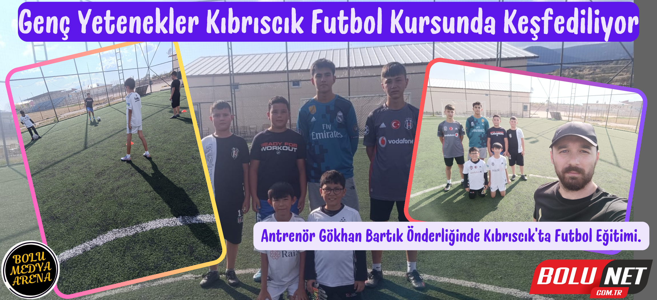 Genç Yetenekler Kıbrıscık Futbol Kursunda Keşfediliyor...BoluNet