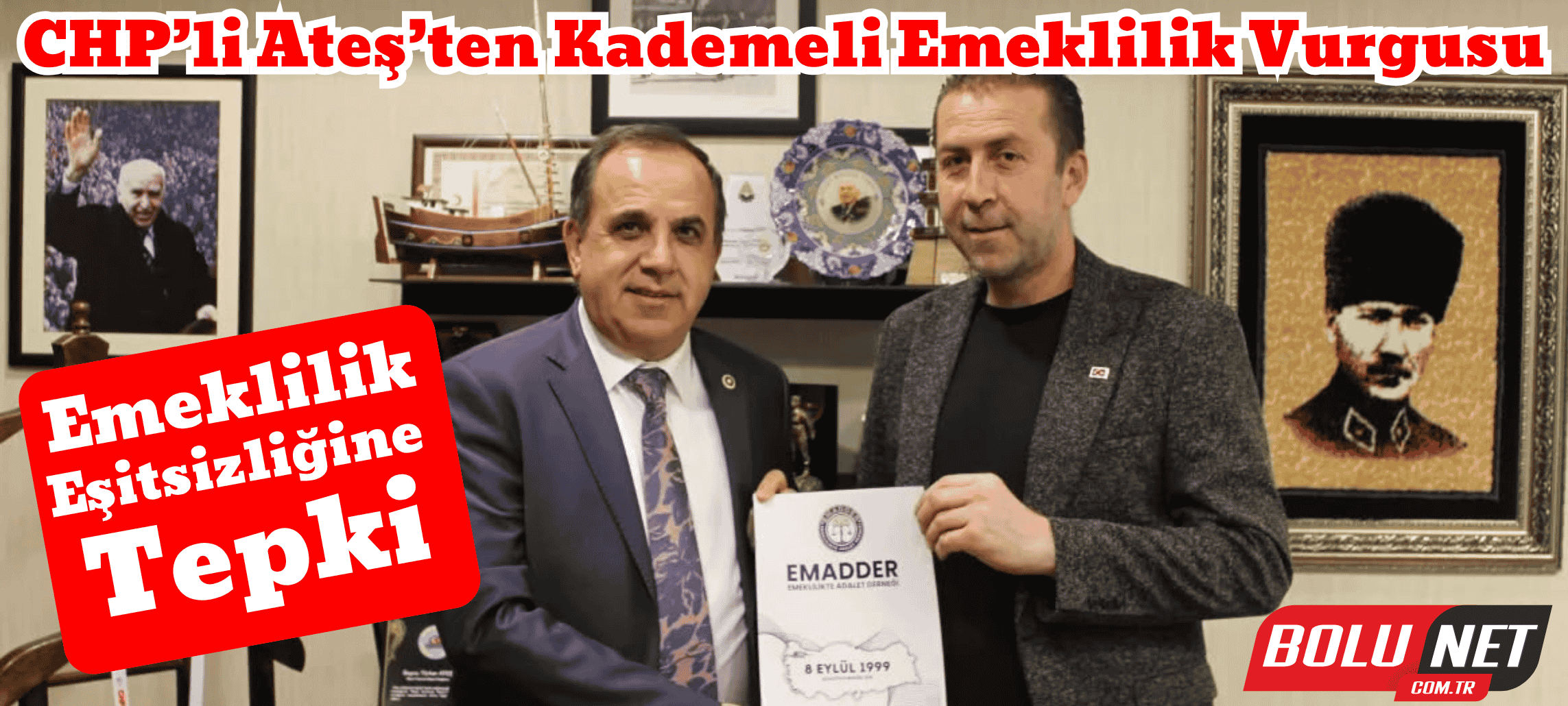 Türker Ateş EMADDER ile Buluştu…BoluNet