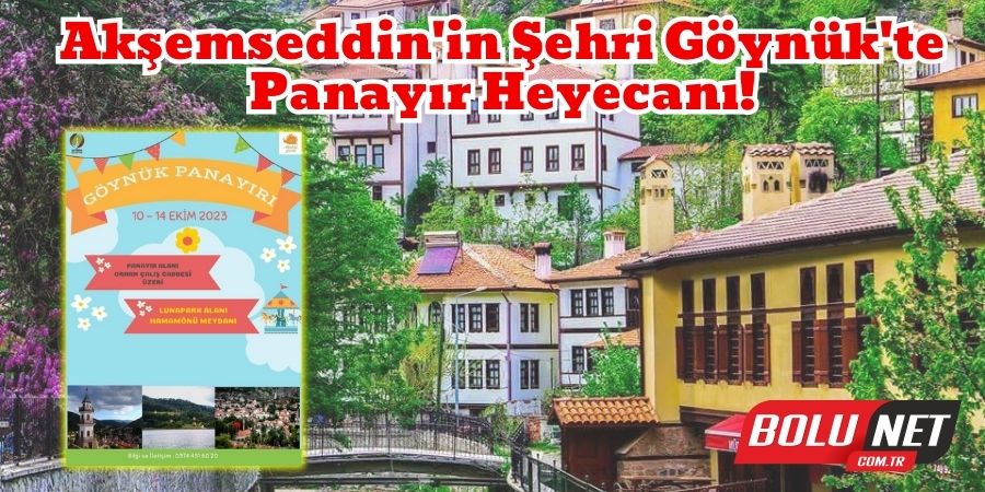 Göynük Panayırı: Tarihin Kalbinde Eşsiz Bir Festival!...BoluNet